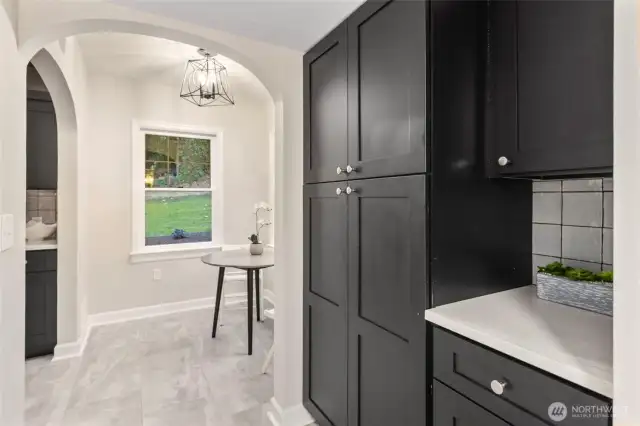 Custom pantry closet