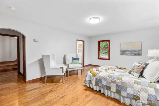 Primary bedroom on main floor