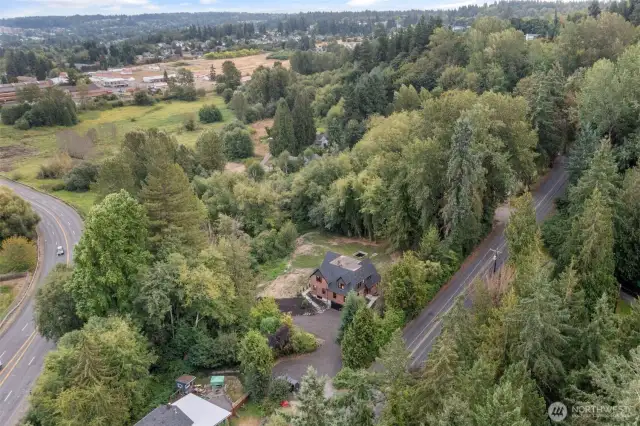 Over 1.5 acres nestled in the Puyallup Valley