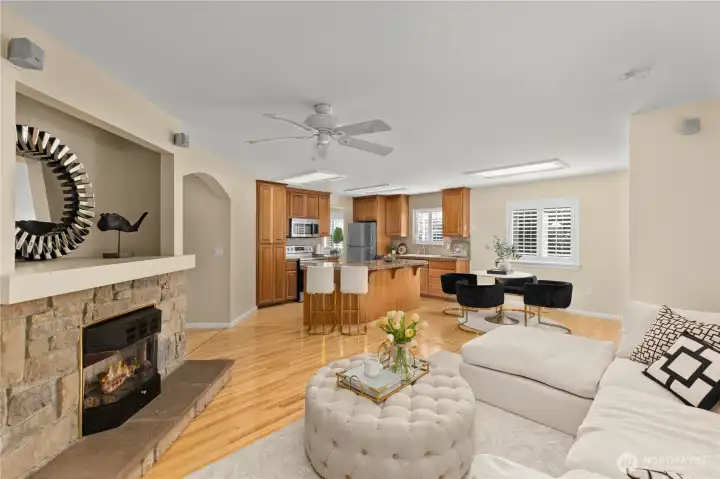 Perfect open concept for modern living