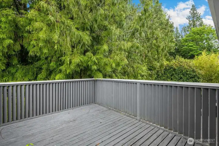 Enjoy tranquil views from your private deck