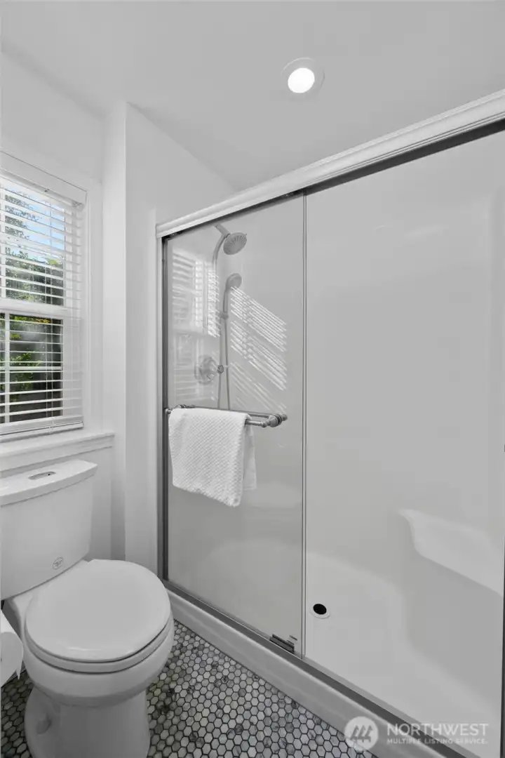 Primary 3/4 bath...