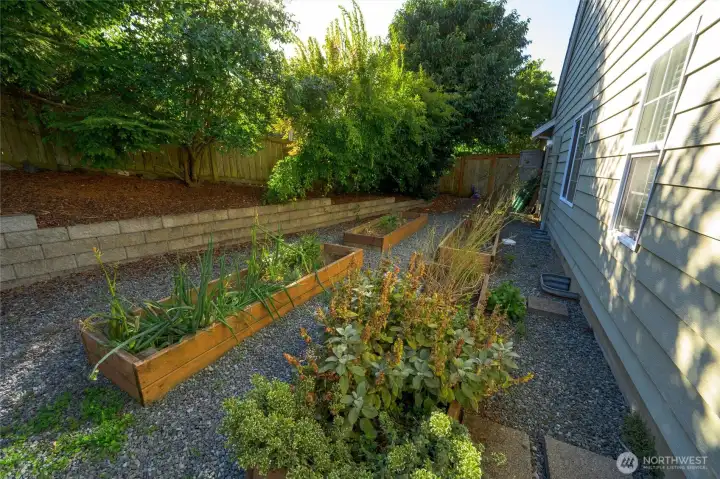 Raised beds...