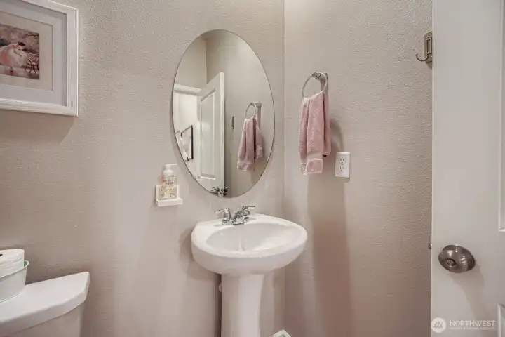 Powder Room found on 2nd level.
