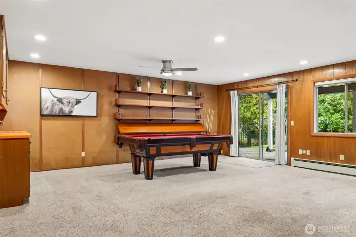 Family Room w/ Wet Bar Downstairs