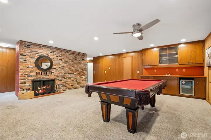 Family Room w/ Wet Bar Downstairs