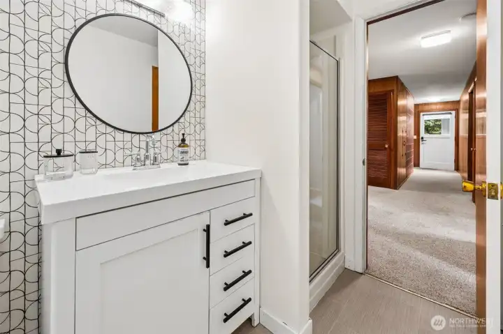 Downstairs 3/4 Bathroom