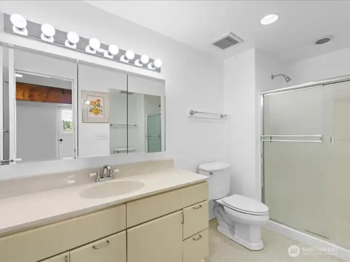 This bathroom space could be exclusive for the second downstairs bedroom.