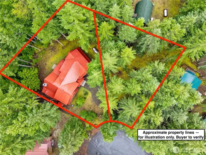 Adjacent lot comes with the sale