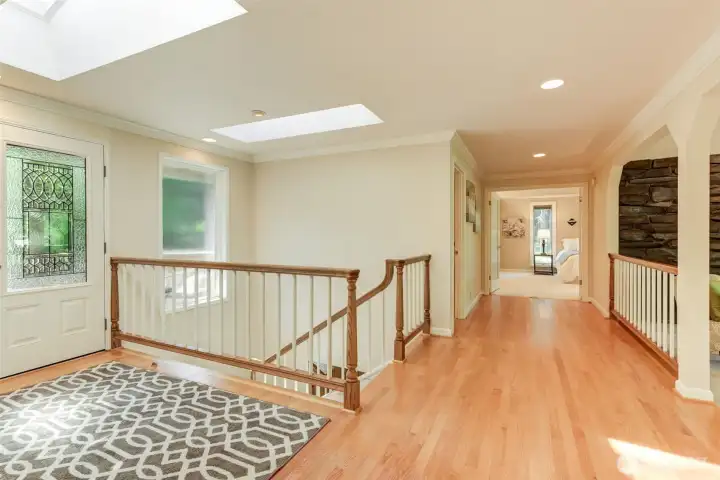 Back to the light-filled entry way that takes us to the rest of what the main level has to offer.