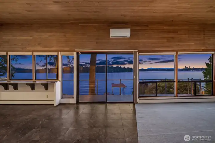 Sweeping western views greet you as you enter the main house.