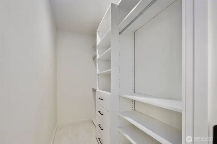 Primary bedroom walk-in closet #1...
