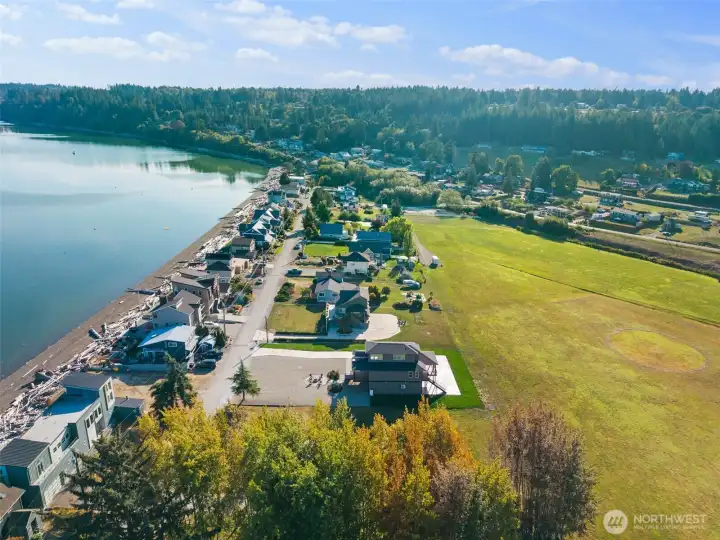 A rare opportunity to own a masterpiece in this coveted Camano Beach setting
