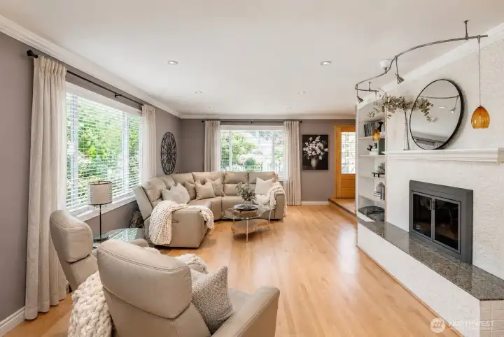 Light-filled living room.