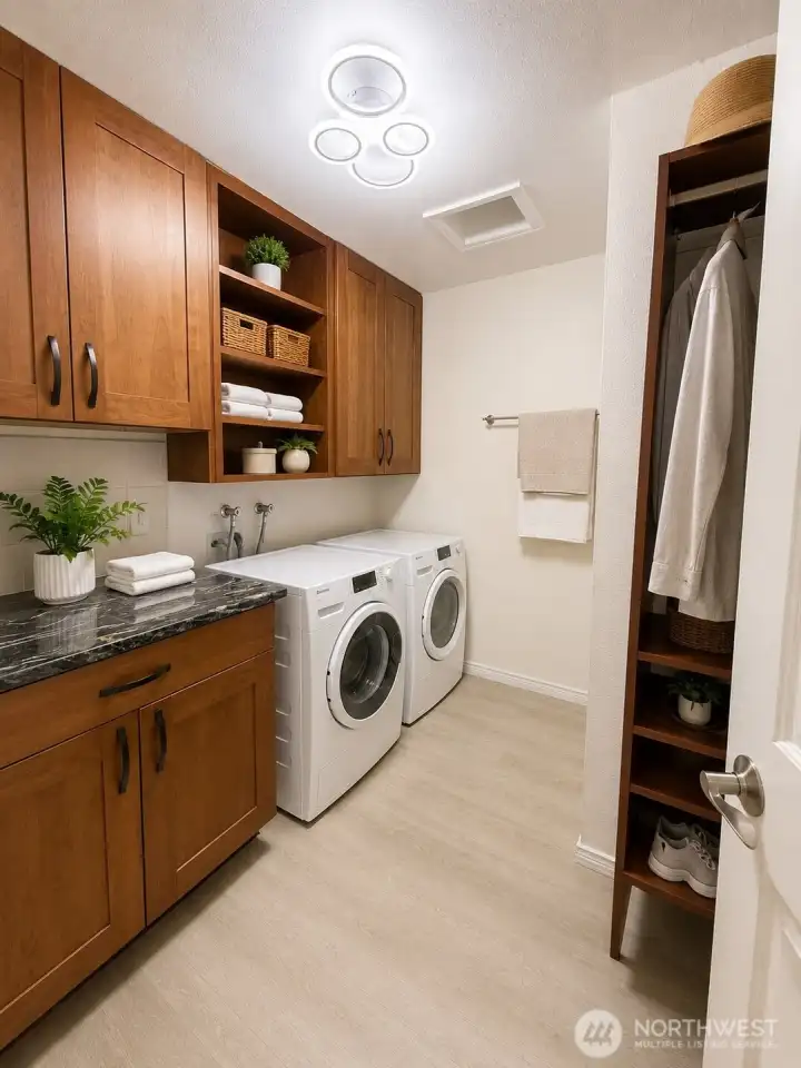 Main level laundry
