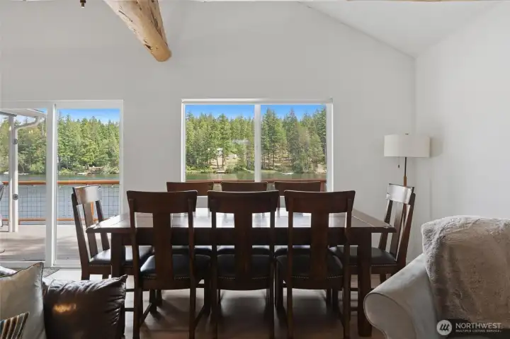 What a view from your dining area!