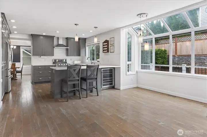 Filled with natural light!