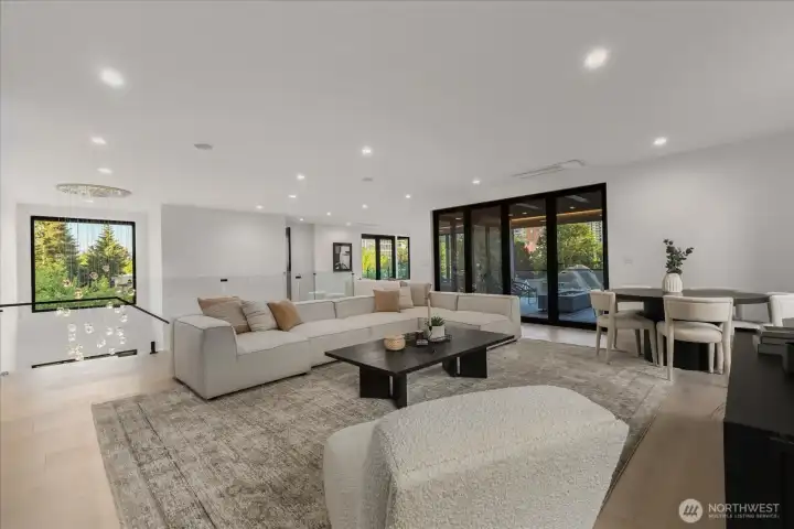 open and airy with foldable slide doors and a wet bar with dishwasher open and airy with foldable slide doors and a wet bar with dishwasher