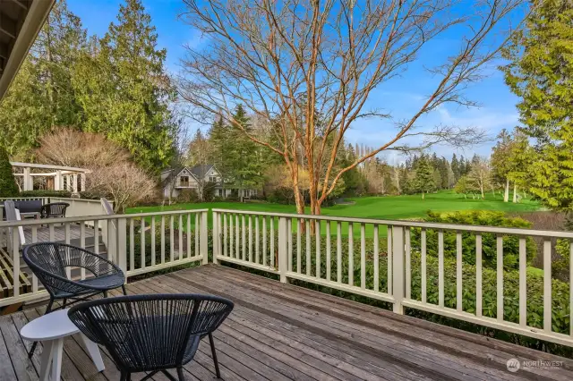 Private deck attached to primary bedroom