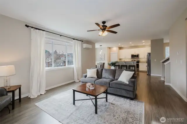 Family Room full of natural light!