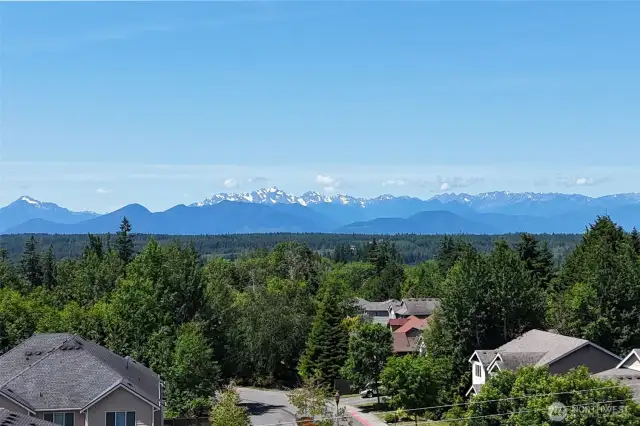Mt View from 2 bedrooms