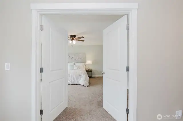 Primary Bedroom double door entrance