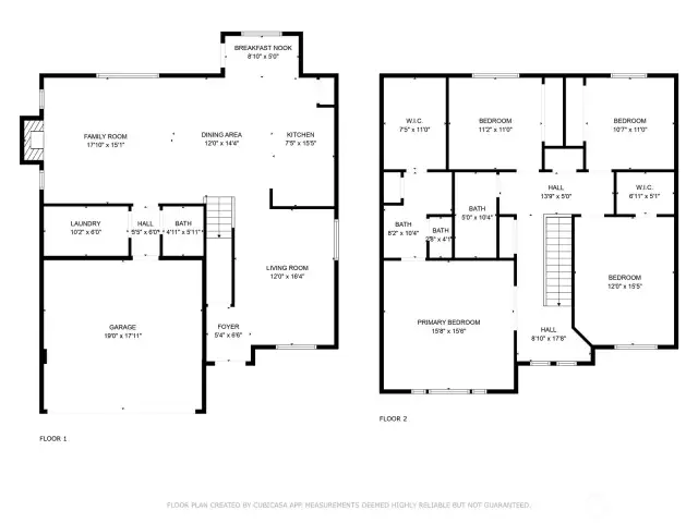 Floor Plan for Main & Upper Level