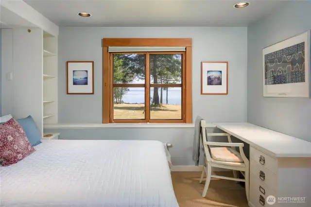 Main floor bedroom with murphy bed