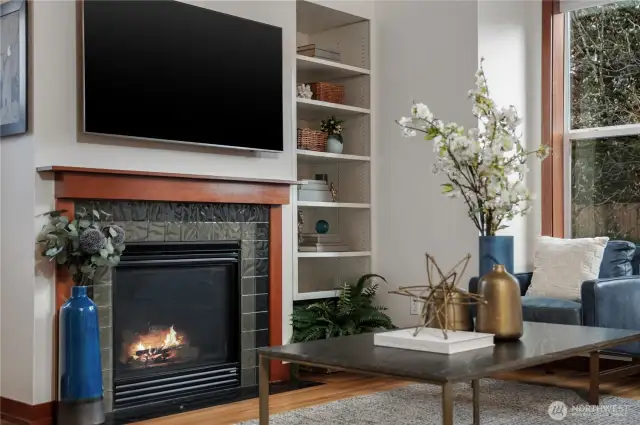 Gas fireplace
