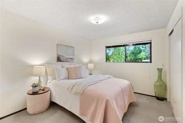 Upstairs you will find three bedrooms, all with great size.