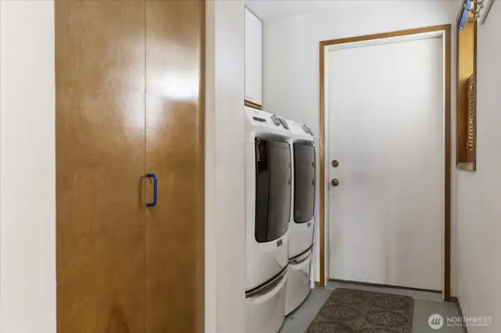 Laundry room on the main level