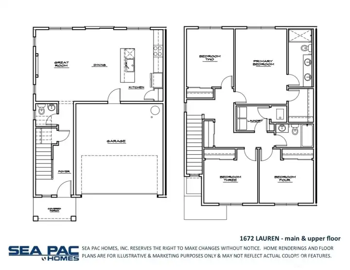 Rare 2-story townhome in Bothell offering 4 bedrooms and 2.5 baths — a wider layout than most three-level designs, maximizing comfort and livability. The open-concept main floor features a stylish kitchen with quartz counters and stainless appliances, flowing into bright dining and living areas with modern finishes. Upstairs, all bedrooms are conveniently located together, including a spacious primary suite with dual-sink bath and a walk-in closet uncommon for this style of home. Additional highlights include air conditioning, a private fenced backyard backing to trees, and a quiet setting off the main road. Ideally located near Martha Lake, Mill Creek, and Lynnwood, this home blends modern design with everyday convenience.