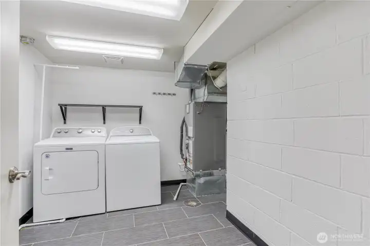 Generously sized Laundry Room