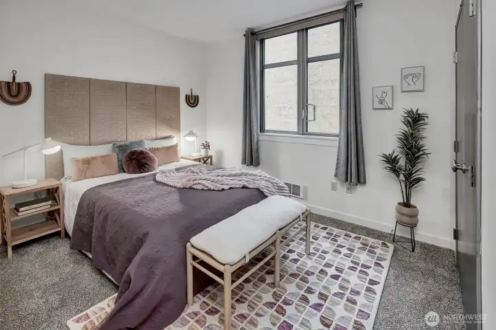 Second bedroom. Use as a home office, or flex space