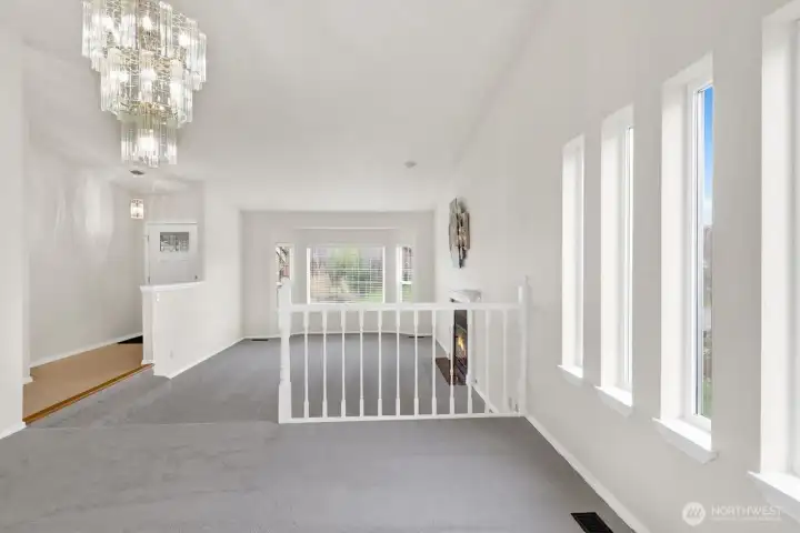 Dining room open to living room. Great for entertaining.