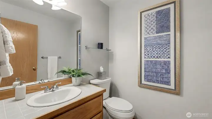 Main floor powder room