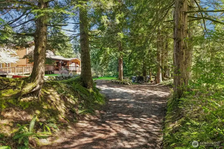 You see your Sanctuary as you round the corner of your driveway.