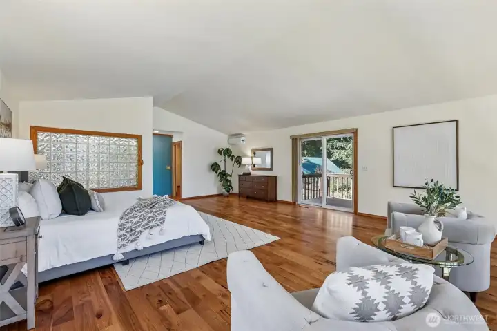 Another view, from railing to deck off of Primary Bedroom.