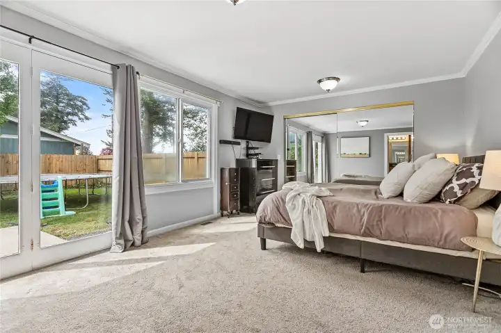 Primary #1 - with access to patio and hot tub
