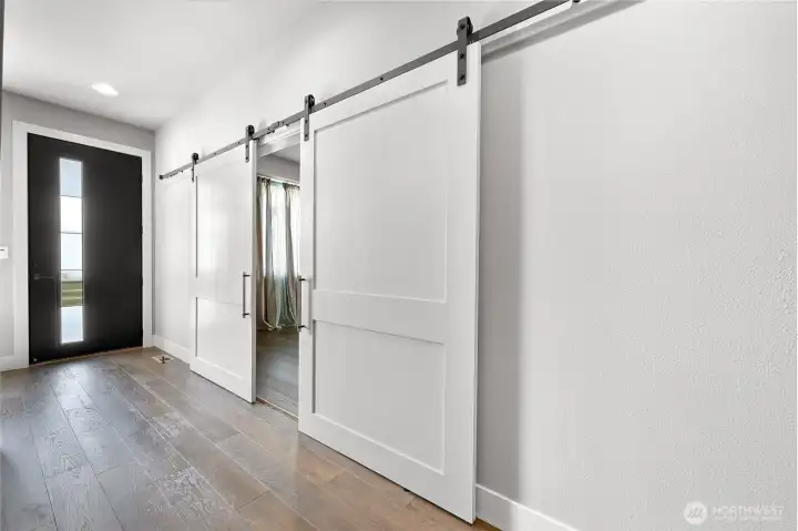Entrance into the house on the lower level