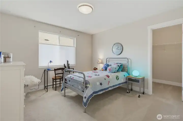 All the bedrooms have roomy closets. All the bedrooms have roomy closets.