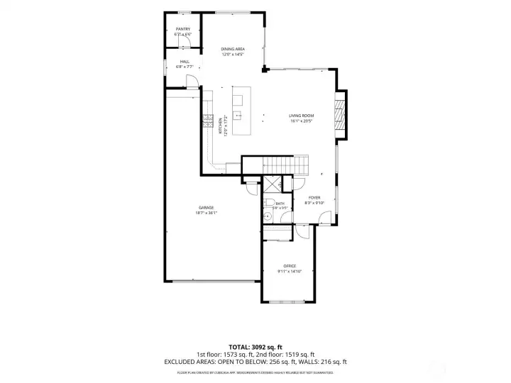 Floor plan with approximate sizes. Wait till you actually see the garage; it's impressive. Floor plan with approximate sizes. Wait till you actually see the garage; it's impressive.