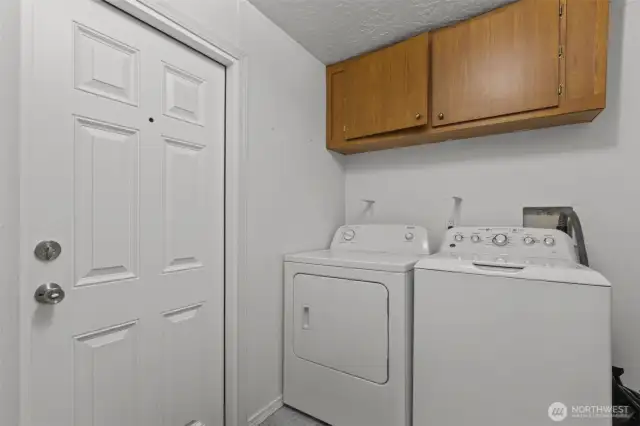 Washer and dryer included!