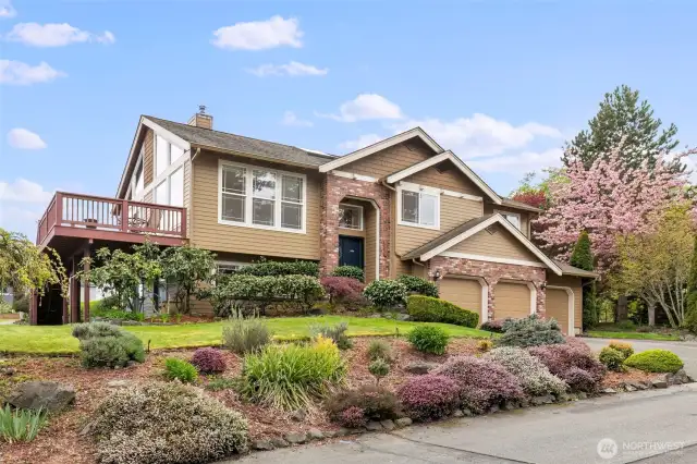 Lovely home in an established quiet neighborhood where everyone shows pride of ownership. Lush mature landscaping.