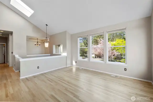 Real Ash hardwood floors that have been refinished. So beautiful in person.