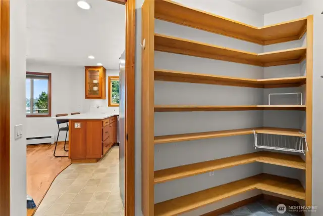Large walk-in pantry