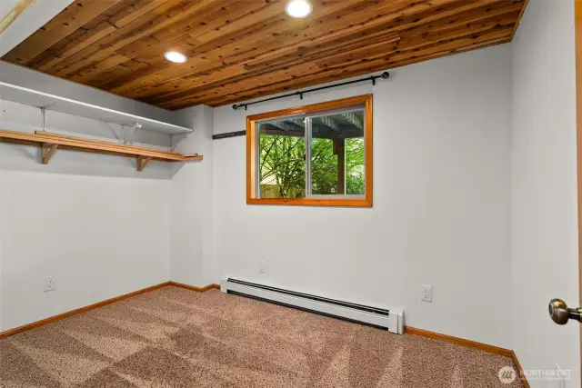 Walk-in closet or office space?