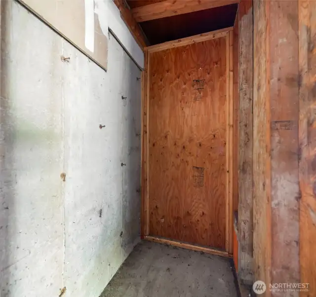 2nd storage room underneath building