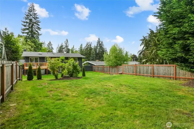 All homes on this side of the street gain a double lot due to utility easement, enjoyed by homeowners for over 60 years!