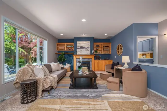 Here you can see the proximity to the utility room, which leads directly to the spacious 3-car tandem garage.